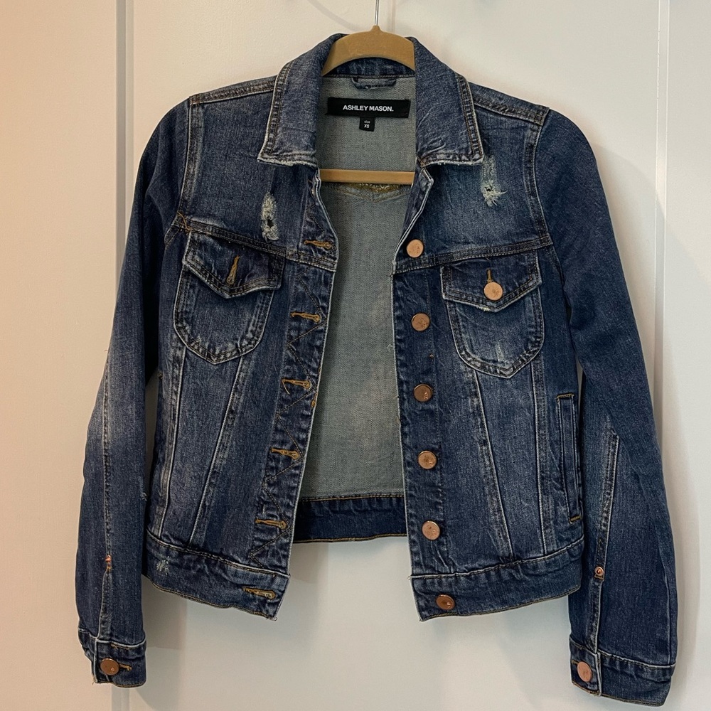 Distressed Denim Jacket